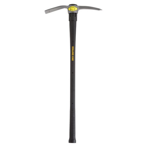 Pick Mattock 2.5 lb Double Bit 36" Fiberglass Handle Black/Gray