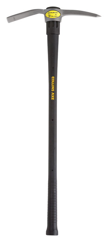 Collins TP-2.5FD-C Pick Mattock 2.5 lb Double Bit 36" Fiberglass Handle Black/Gray