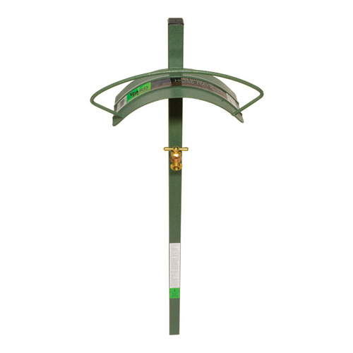 Hose Hanger with Faucet 150 ft. Green Free Standing Green