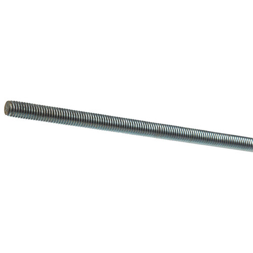 Threaded Rod 7/16-14" D X 72" L Steel Zinc-Plated