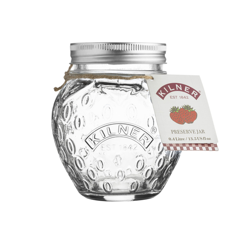 Preserve Jar Strawberry Regular Mouth 13.5 oz - pack of 6