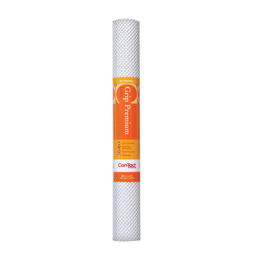 Shelf Liner Grip Premium 4 ft. L X 20" W White Non-Adhesive White - pack of 6