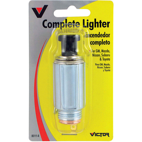 VICTOR 22-5-05111-8 Cigarette Lighter 12 V Black For GM, Toyota Black