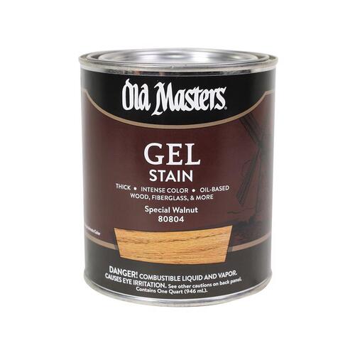 Old Masters 80804 Gel Stain SemiTransparent Special Walnut OilBased