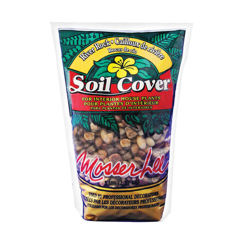 Soil Cover Assorted River Rock 5 lb Assorted