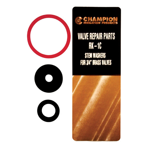Champion RK-1C Stem Gasket Kit 1" L Black