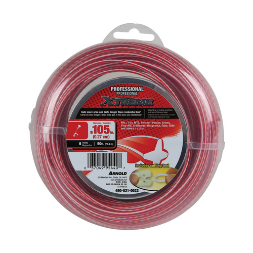 Trimmer Line Xtreme Professional Grade 0.105" D X 90 ft. L