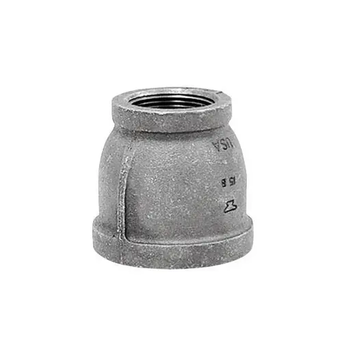 Reducing Coupling 3/4" FPT X 1/4" D FPT Galvanized Malleable Iron Galvanized