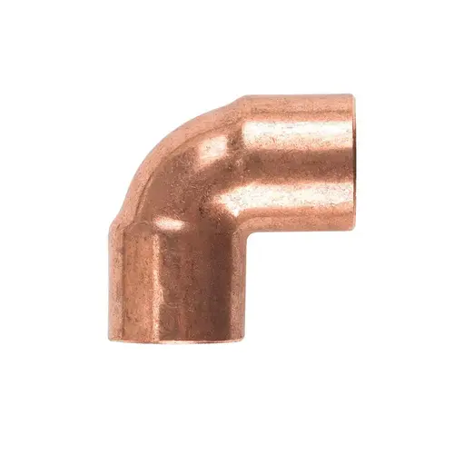 NIBCO W01430C 1/4 In. CxC 90 Deg. Close Ruff Copper Elbow (1/4 Bend)