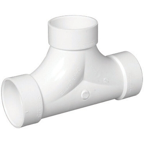 Charlotte Pipe PVC004480800 2-Way Cleanout Tee 4