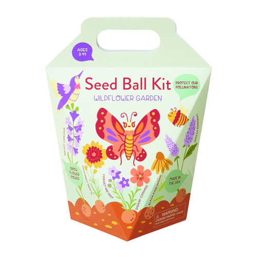 Modern Sprout MS-GBC-1014 Seed Starter Kit Wildflower Mix