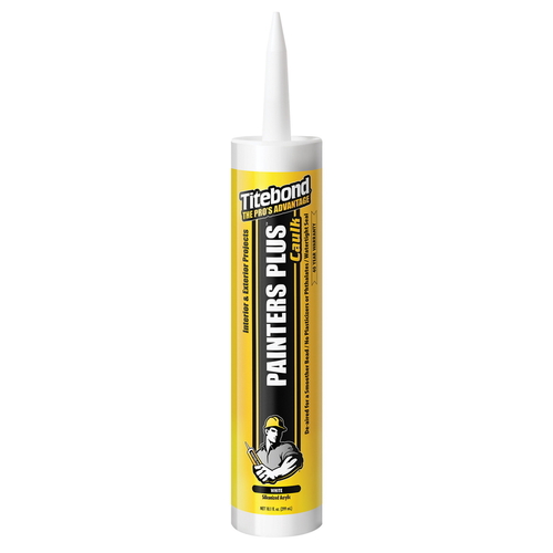 Titebond 8301 Caulk Painter's Plus White Siliconized Acrylic 10.1 oz White