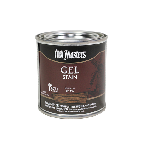 Old Masters 84416 Gel Stain Semi-Transparent Espresso Oil-Based Alkyd 0 ...