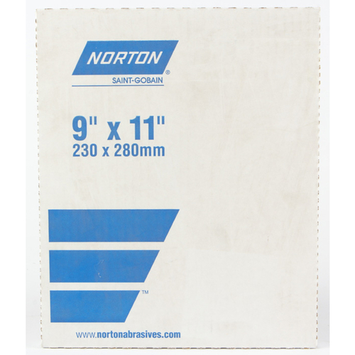 Norton 50384-038 Sandpaper 11" L X 9" W 100 Grit Aluminum Oxide