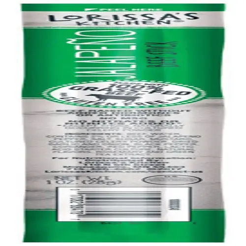 Jack Link's 10000021332 Beef Stick Lorissa's Kitchen Jalapeno 1 oz Packet