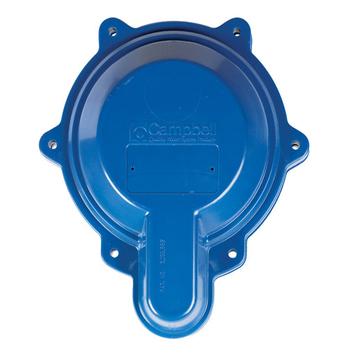 Watertight Well Cap ABS Plastic Blue 1-1/4" Blue