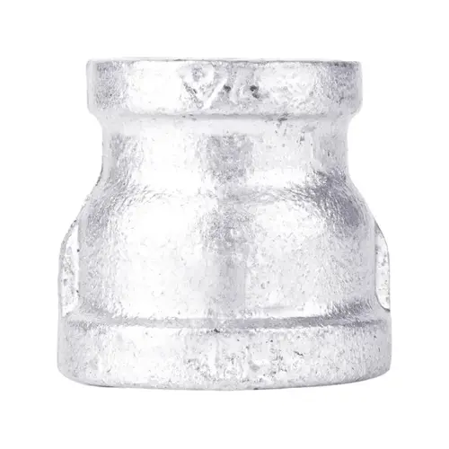 Reducing Coupling 3/4" FIP each T X 1/2" D FIP Galvanized Malleable Iron Galvanized - pack of 5