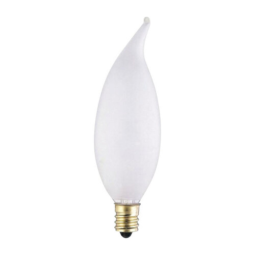 Incandescent Bulb 60 W CA10 Decorative E12 (Candelabra) Warm White Frosted