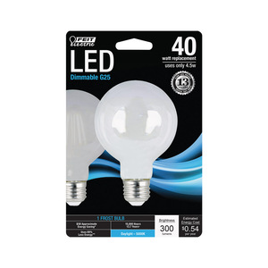 Feit g25 deals led bulbs