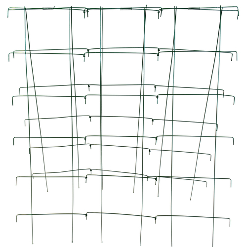 Plant Support 48" H X 42" W Green Metal Green