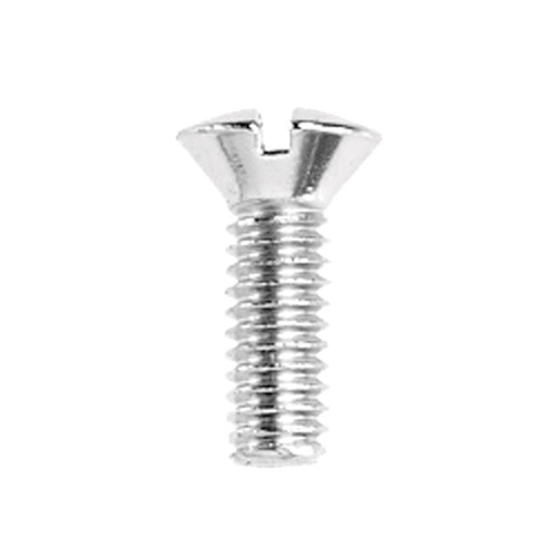 Faucet Handle Screw No. 8-32 X 1/2" L Slotted Oval Head Brass