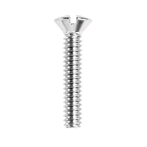 Faucet Handle Screw No. 10-24 S X 1" L Slotted Oval Head Brass