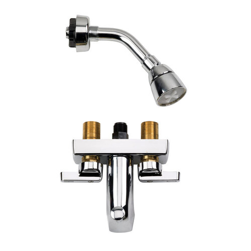American Brass 380 Tub and Shower Faucet 2-Handle Brass Brass