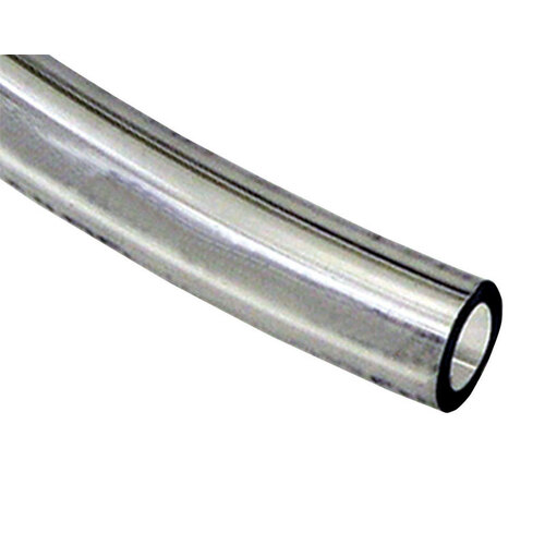 Vinyl Tubing 1/2" D X 3/4" D X 75 ft. L PVC