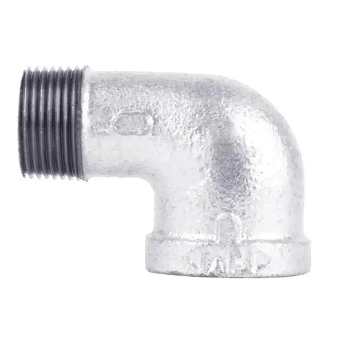 90 Degree Street Elbow 1" FIP each T X 1" D MIP Galvanized Malleable Iron Galvanized - pack of 5