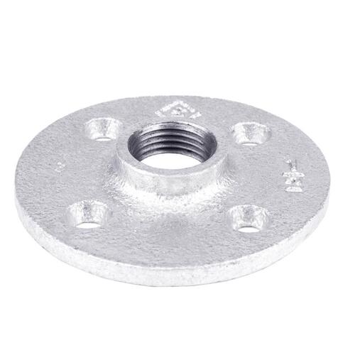 Floor Flange 1/2" FIP each T Galvanized Malleable Iron Galvanized