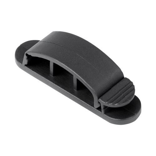 Cord Clips 5" L Black Plastic Black