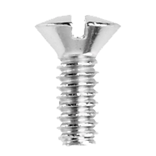 Faucet Handle Screw No. 10-24 X 1/2" L Slotted Oval Head Brass