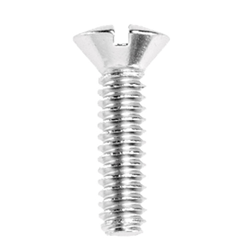 Faucet Handle Screw No. 10-24 X 3/4" L Slotted Oval Head Brass
