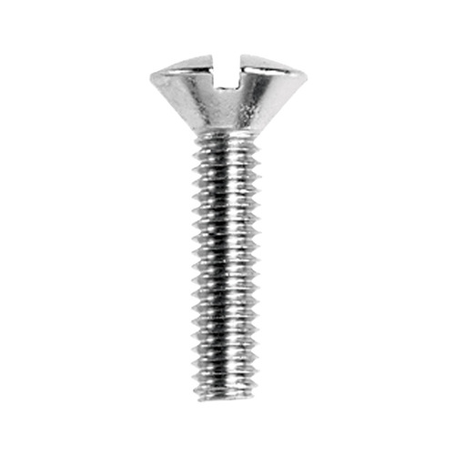 Faucet Handle Screw No. 8-32 S X 3/4" L Slotted Oval Head Brass - pack of 5