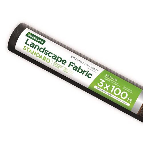 Greenscapes 7024618 Landscape Fabric 3 ft. W X 100 ft. L Polypropylene