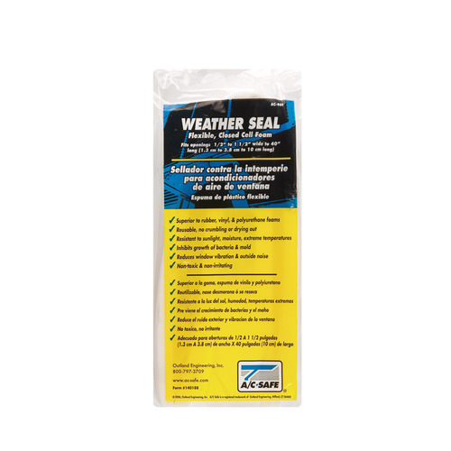 AC-Safe AC-401 Window Air Conditioner Weather Seal AC Safe White