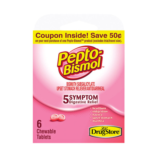 Pepto Bismol 97233-XCP6 Upset Stomach Reliever Lil Drugstore 6 ct - pack of 6