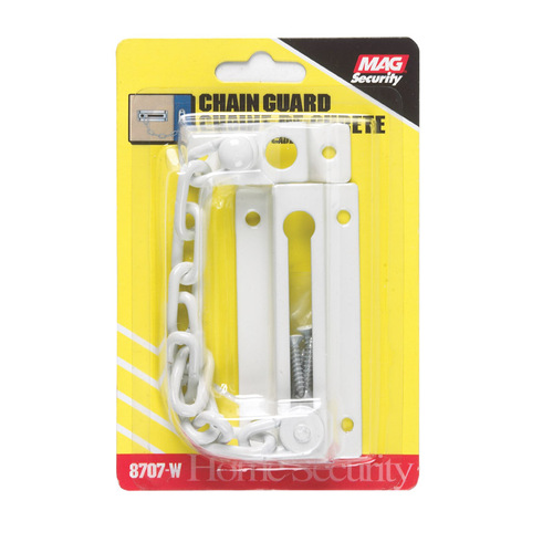 U-9852 Chain Door Guard, Steel, Painted