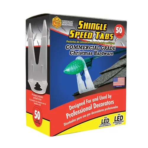 Light Clips 3" Shingle Speed Tabs