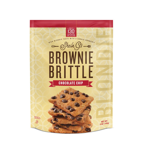 Brownie Brittle Sheila G's Blondie Chocolate Chip 5 oz Bagged - pack of 12