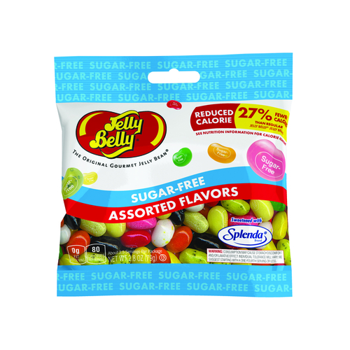 Jelly Belly 66309XCP12 Jelly Beans SugarFree Assorted 2.8 oz pack of 12