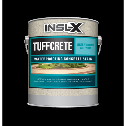 Waterproofing Concrete Stain TuffCrete Light Gray Water-Based Acrylic 1 gal Light Gray