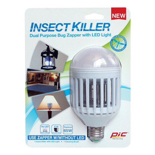 pic 7558620 Electric Insect Killer Replacement Bulb Indoor and Outdoor 855 sq ft 9 W