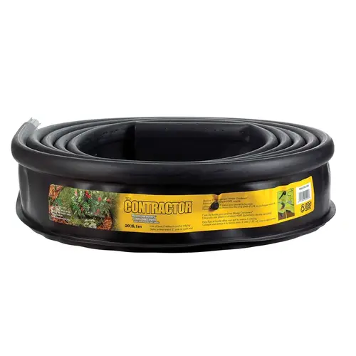 Lawn Edging Master Gardener 20 ft. L X 5" H Plastic Black Black