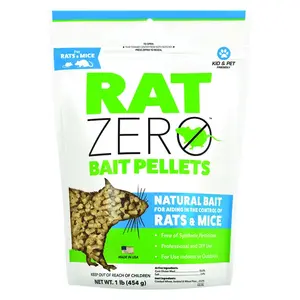 Scotts Zero Bait Pellets For Mice 1 lb 1 pk