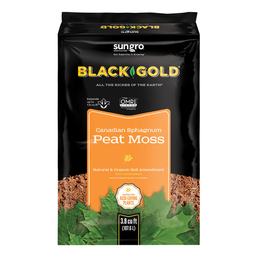 Black Gold 1110101CFC03.8P-XCP15 Sphagnum Peat Moss Organic 3.8 ft - pack of 15