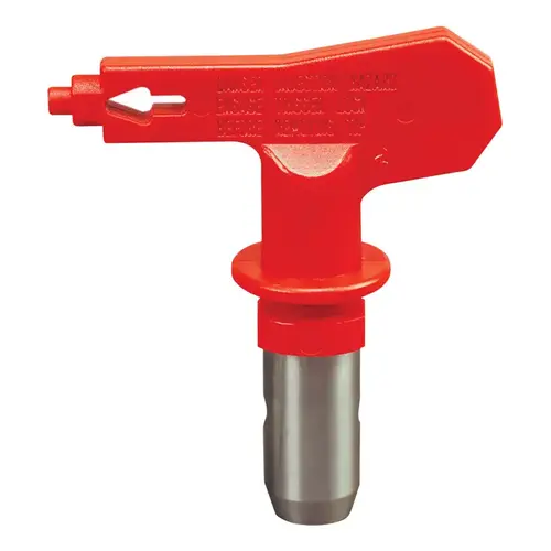 Paint Sprayer Tip, 0.015 in Tip, Tungsten Carbide Red