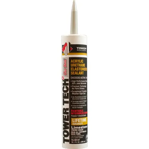 Sealant Tower s Tower Tech 2 Limestone Acrylic Urethane Window and Door 10.1 oz Limestone