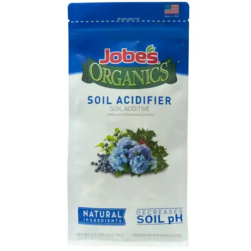 Jobes 09364 Soil Acidifier, 6 lb, Granular Brown/Pale Green