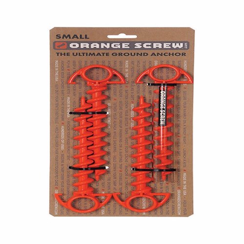 Orange Screw SS-4C Ground Anchor 7/8" W X 9-1/2" L Orange 400 lb Orange